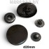 20 В Кнопка альфа d20мм Black Nickel