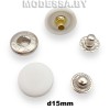  27888.15 Кнопка альфа d15мм Белый N