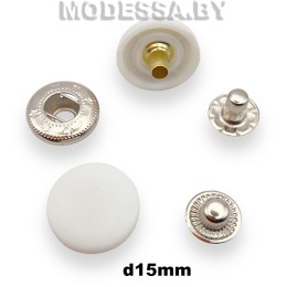  27888.15 Кнопка альфа d15мм Белый N