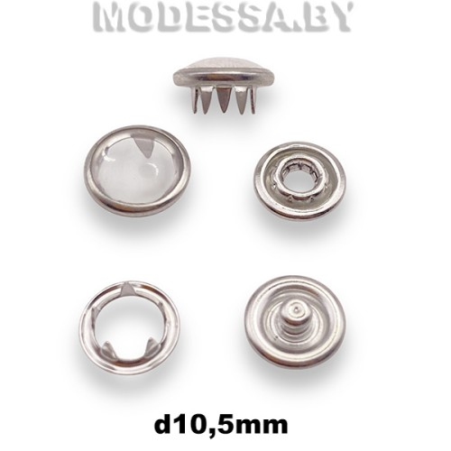 4647 Кнопка клямерная d10.5мм N