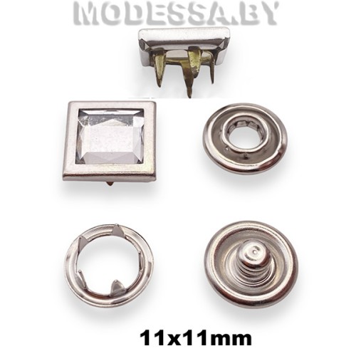 5108 Кнопка клямерная 11х11мм N