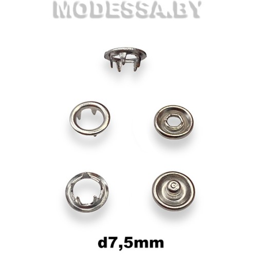 Кнопка клямерная d7.5мм N