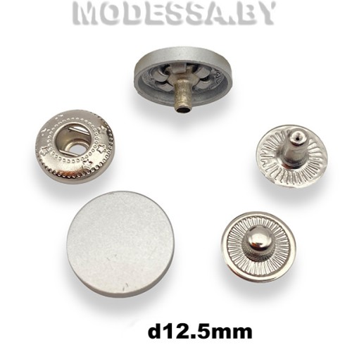 В-12.5 Кнопка альфа d12.5мм N matt