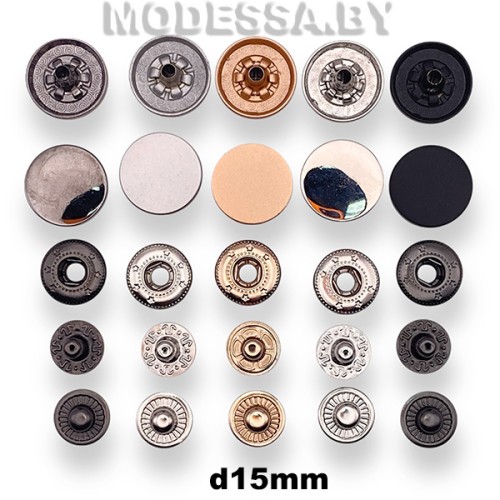 В-15 Кнопка альфа d15мм 