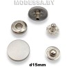 В-15 Кнопка альфа d15мм N matt