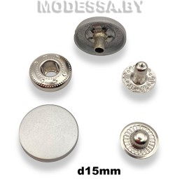 В-15 Кнопка альфа d15мм N matt