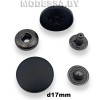 В-17 Кнопка альфа d17мм Чёрный BN