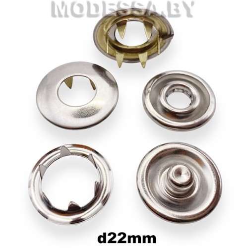 Кнопка клямерная d22мм N