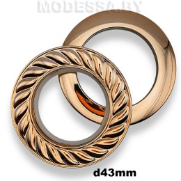 1614D Люверс для штор d43мм Медь