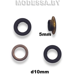 Люверс d10мм Soft-touch Чёрный