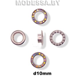 Люверс d10мм Никель АВ