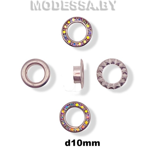 Люверс d10мм Никель АВ