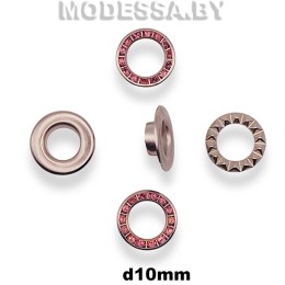 Люверс d10мм N/Розовый