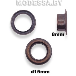 Люверс d15мм Медь