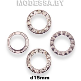 Люверс d15мм Никель AB