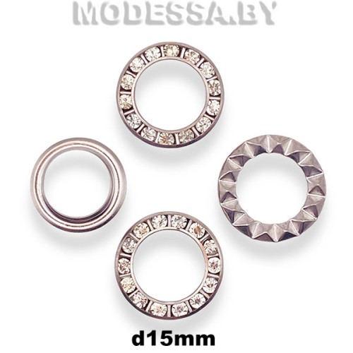 Люверс d15мм Никель AB