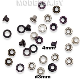 Люверс d3мм (ножка 4мм)