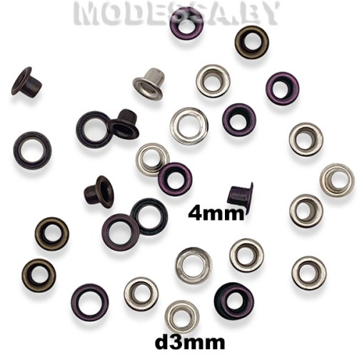 Люверс d3мм (ножка 4мм)