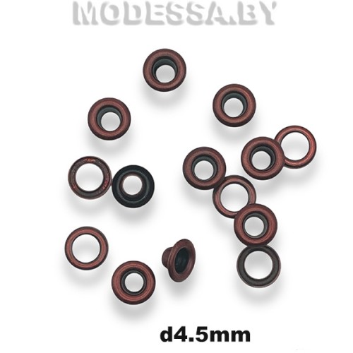 Люверс d4.5мм (ножка 5мм) Медь 