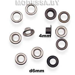 Люверс d6мм (ножка 4мм)