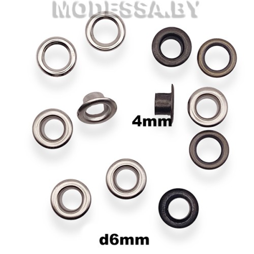 Люверс d6мм (ножка 4мм)