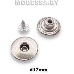 1702110 Заклёпка-пуговица d17мм Ц:Никель 