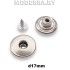 1702110 Заклёпка-пуговица d17мм Ц:Никель 
