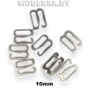 1009-H крючок-фиксатор металл. Ц:Никель 10мм