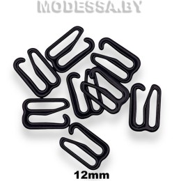 1209 B крючок-фиксатор металл. Ц:Чёрный 12мм