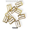 1209-H крючок-фиксатор металл. Ц:Золото 12мм