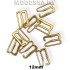 1209-H крючок-фиксатор металл. Ц:Золото 12мм