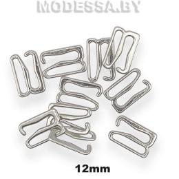1209-H крючок-фиксатор металл. Ц:Никель 12мм