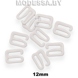 1209-TD крючок-фиксатор. металл. Ц:Белый 12мм