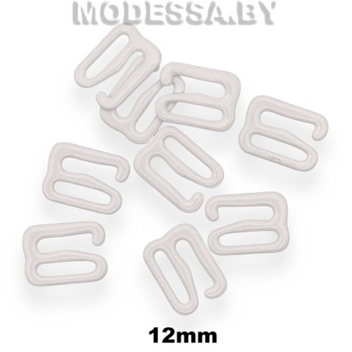 1209-TD крючок-фиксатор. металл. Ц:Белый 12мм