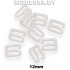 1209-TD крючок-фиксатор. металл. Ц:Белый 12мм