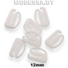 1209-S крючок-фиксатор пластм. Ц:Белый 12мм