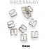 609-H крючок-фиксатор металл. Ц:Никель 6мм