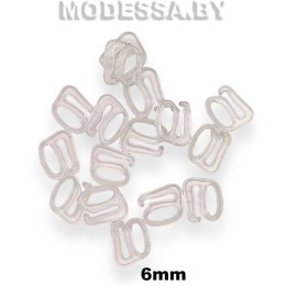 609-T крючок-фиксатор пластм. Ц:Прозрач. 6мм