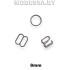 Кольца, крючки, рамки 8мм металл. чёрный никель