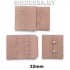 Застёжка текстильная 2*2*3.8 Ц:Бежевый