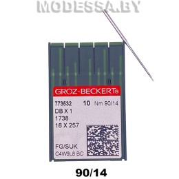 DBx90/14 Иглы для ПШМ Groz-Beckert (1уп=10шт) 