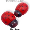 053C-TH украшение деревянное божья коровка 16х13мм
