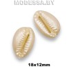 0562 Украшение 18х12мм Ц:Бежевый