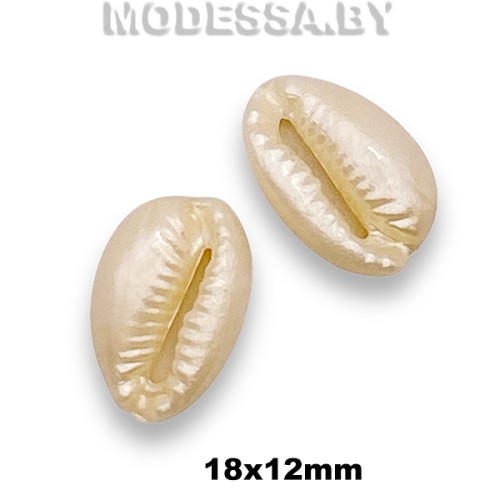 0562 Украшение 18х12мм Ц:Бежевый