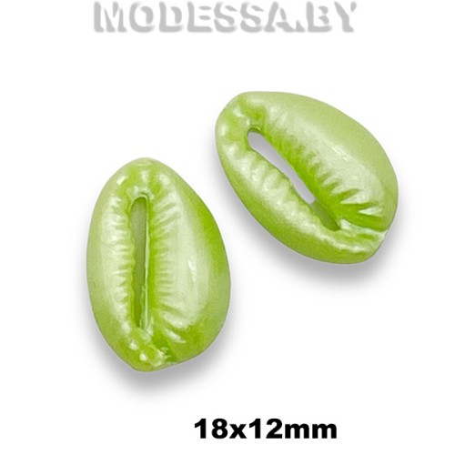 0562 Украшение 18х12мм Ц:Зелёный