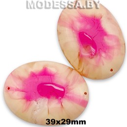 10075 АС Украшение Ц:Т141 Розовый  