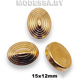 1044 Украшение 15х12мм Ц:Золото