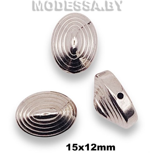 1044 Украшение 15х12мм Ц:Никель