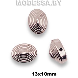 1045 Украшение 13х10мм Ц:Никель