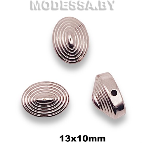 1045 Украшение 13х10мм Ц:Никель